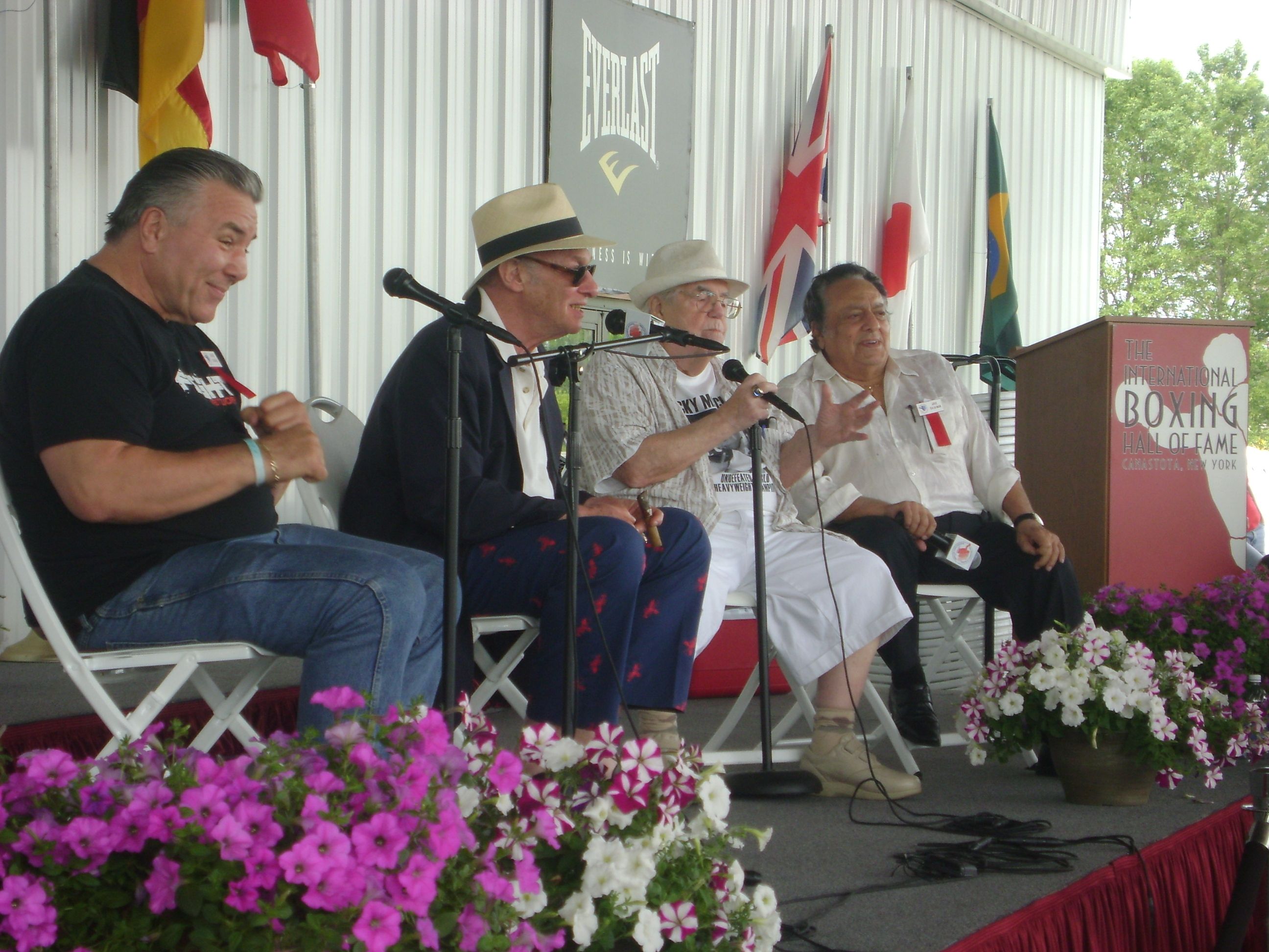 George Chuvalo Lou Duva Bert Sugar Jose Suleiman